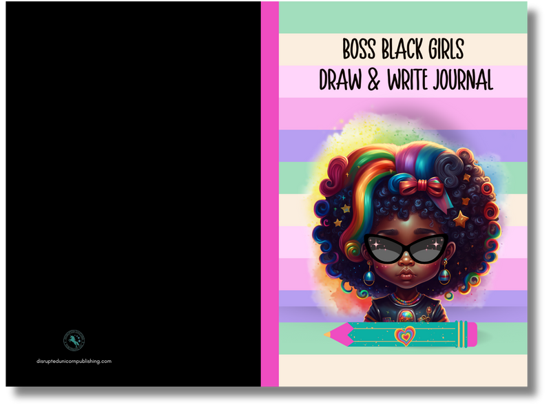 Draw and write journal for black teen girls