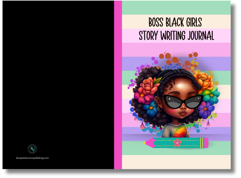 Creative story writing journal for black teen girls