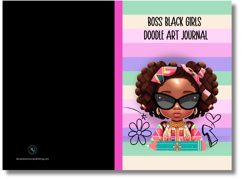 Doodle art journal for black teen girls