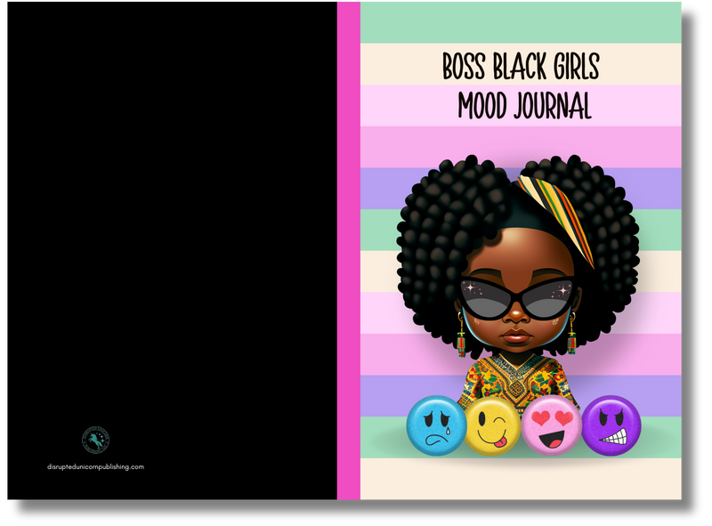 Mood tracker journal for black teen girls