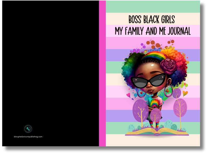 Family memories and family tree journal for black teen girls